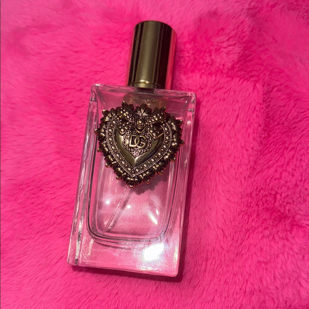 Empty Dolce and Gabbana Devotion Perfume bottle 3.3ml